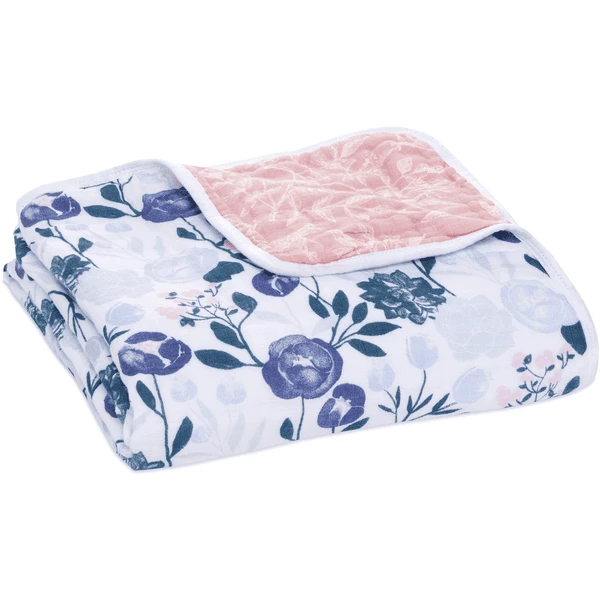 Aden + Anais™ Essentials Baumwoll-Musselin-Decke Flowers Bloom
