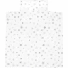 Alvi Bettwäsche 80 X 80 Cm, Sterne Silbergrau Exklusiv