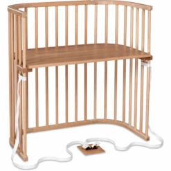 Babybay Beistellbett Boxspring Natur Lackiert
