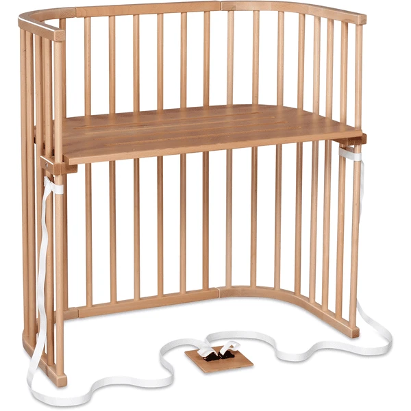 Babybay Beistellbett Boxspring Natur Lackiert