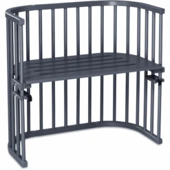 Babybay Beistellbett Original Schiefergrau Extra Belüftet