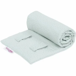 Babybay Gitterschutz Für Verschlussgitter Alle Modelle Mint Glitzerpunkte Gold