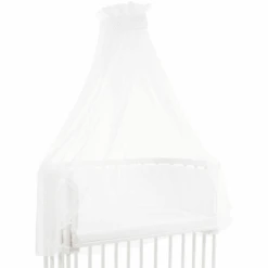 Babybay Himmel Punkte Perlgrau