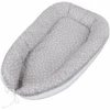 Babybay® Kuschelnest Perlgrau Punkte Weiß