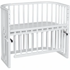 Babybay Maxi Beistellbett Comfort Plus Weiß Lackiert