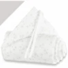 Babybay® Nestchen Piqué Midi/Mini Sterne Perlgrau 157 X 25 Cm
