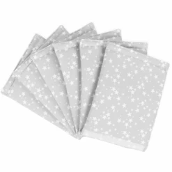 Babybay® Nestchen Ultrafresh Piqué Passend Für Modell Original, Perlgrau Sterne Weiß