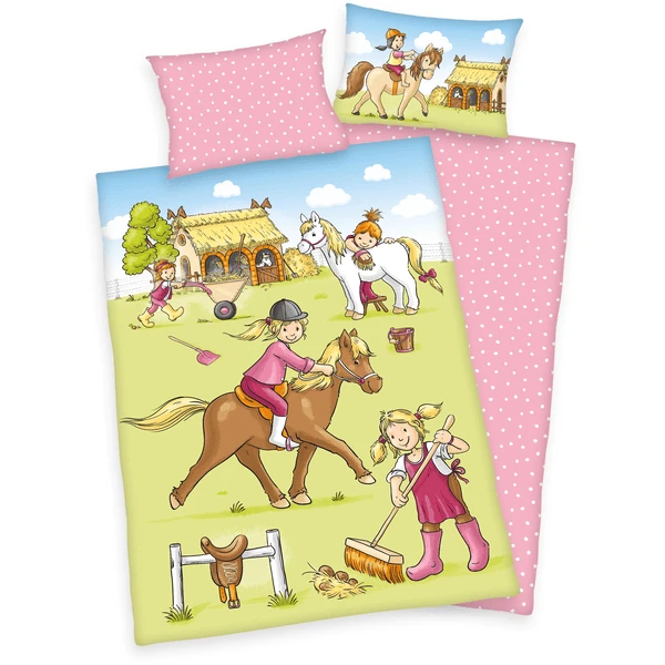 Babybest® Bettwäsche Ponyhof 100x135 Cm