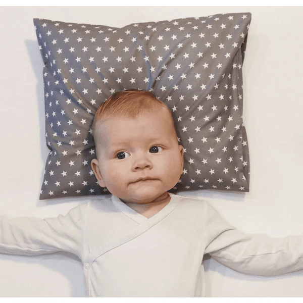 BabyDorm Kissen Jonna Grau Mit Weißen Sterne – Bild 3