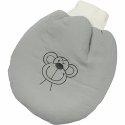 Be Be 's Collection Musselin Strampelsäckchen Leicht Wattiert Grau