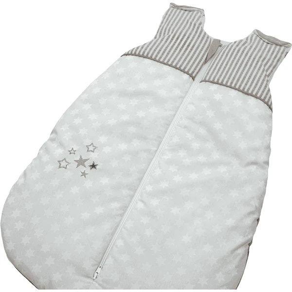 Be Be 's Collection Sommerschlafsack Glitzer Sterne Ecru