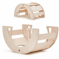 Bianconiglio Kids® Wipptisch DONDO Multifunktional Natur Unlackiert