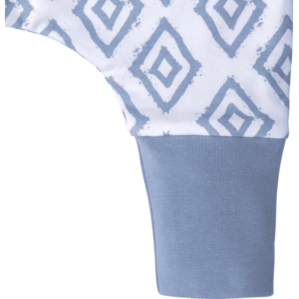 Emma & Noah Schlafsack Mit Füßen Rauten Blau – Bild 6