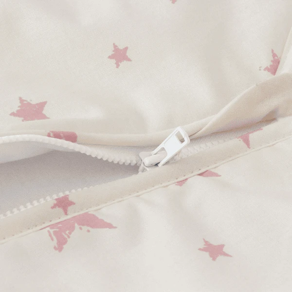 Hibboux® Babyschlafsack Star Sleeping Bag Rose – Bild 4
