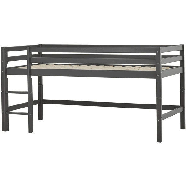 Hoppekids Halbhochbett Basic Smoked Pearl 90 X 200 Cm