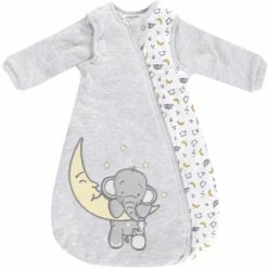 Jacky Schlafsack 60gr ELEPHANT Hellgrau Melange