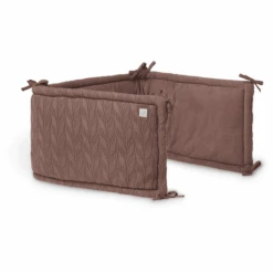 Jollein Bettumrandung/Laufgitterumrandung Spring Knit 180 X 35 Cm - Chestnut
