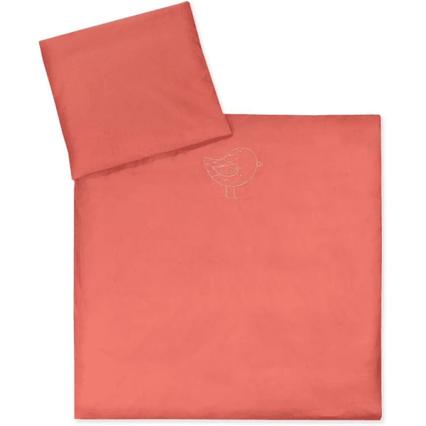 JULIUS ZÖLLNER Bettwäsche Mit Applikation Chilly Vogel 80 X 80 Cm