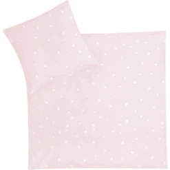 JULIUS ZÖLLNER Jersey Bettwäsche Igel/ Star Rose 80 X 80 Cm