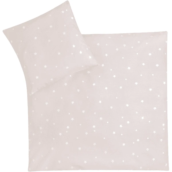 JULIUS ZÖLLNER Jersey Bettwäsche Koala/ Star Beige 80 X 80 Cm