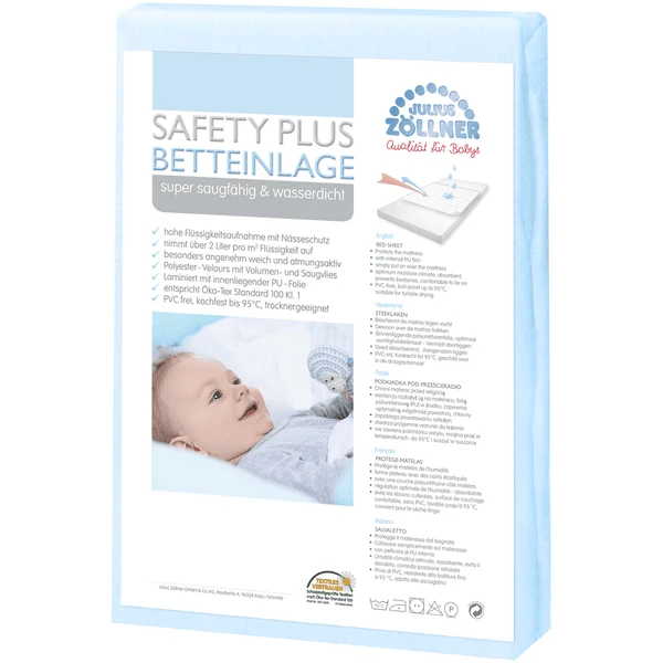 JULIUS ZÖLLNER Wasserdichte Betteinlage Safety Plus 70 X 100 Cm