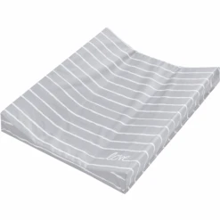 JULIUS ZÖLLNER Wickelauflage 2-Keil Mulde Folie Grey Stripes 50 X 65 Cm