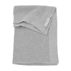MEYCO Babydecke Klein Mini Rib Grey Melange 75 X 100 Cm