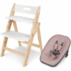 Moji Hochstuhl Yippy Inklusive Neugeborenenaufsatz Cotton Rose