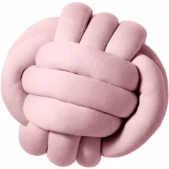 Nordic Coast Company Knotenkissen Jersey Rosa