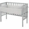 Roba Beistellbett 2in1 Style Silbergraue Sterne
