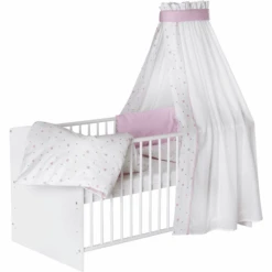 Schardt Bettset 4-teilig 100 X 135 Cm Herzchen Rosa