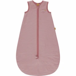 Steiff Girls Schlafsack, Rosa Gestreift