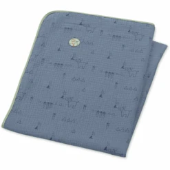 Sterntaler Musselin-Schmusedecke Emmis Garden Himmel 120 X 120 Cm