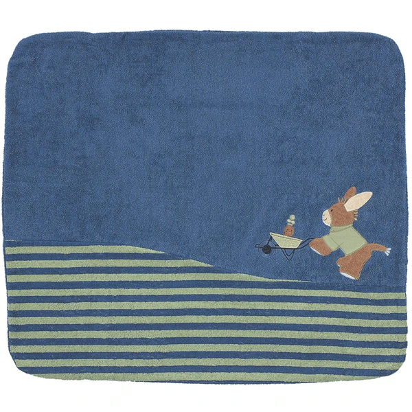 Sterntaler Wickelauflagenbezug Emmilius Mittelblau