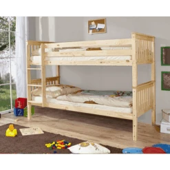 TiCAA Etagenbett Sammy Natur