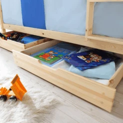 TICAA Schubkasten Set Für Etagenbetten Natur