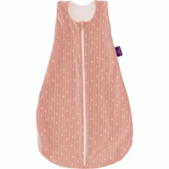 Träumeland Ganzjahresschlafsack LIEBMICH Blätter Rosa