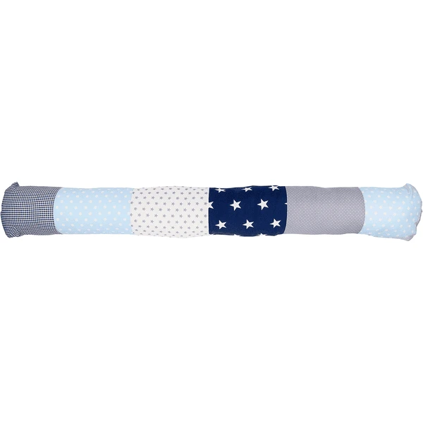 Ullenboom Baby-Bettschlange Blau Hellblau Grau 120 Cm