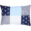 Ullenboom Patchwork Kissenbezug 40 X 60 Cm Blau Hellblau Grau